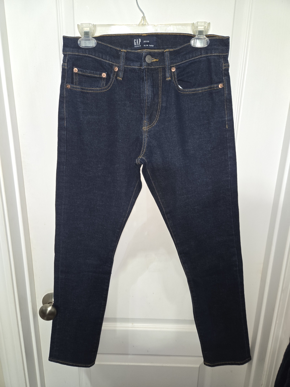 GAP Slim Straight Men's Jeans in Dark Indigo